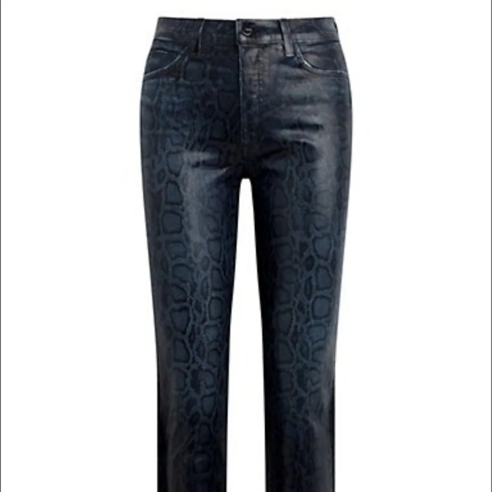 Joe's Ankle skinny wax jeans Sz 27 women's snake Print